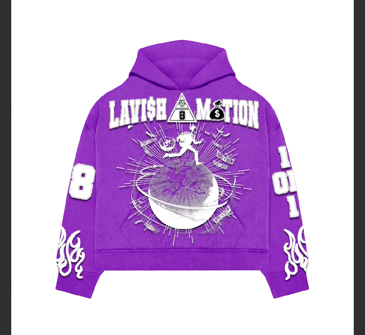 Purple hoodie